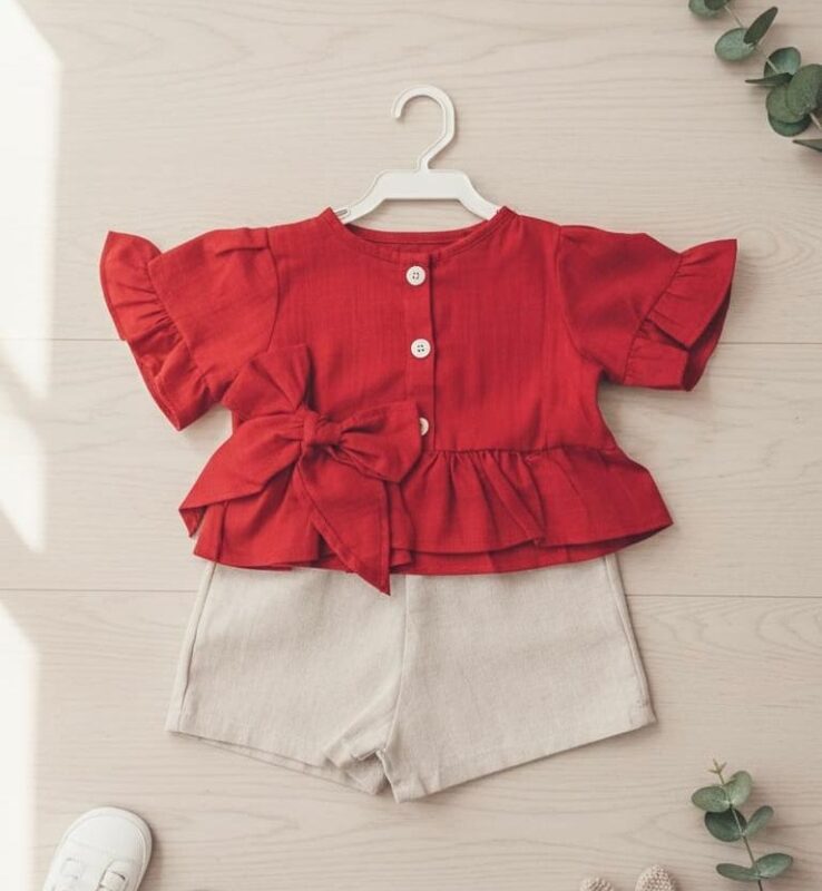 Conjunto Linho Vermelho